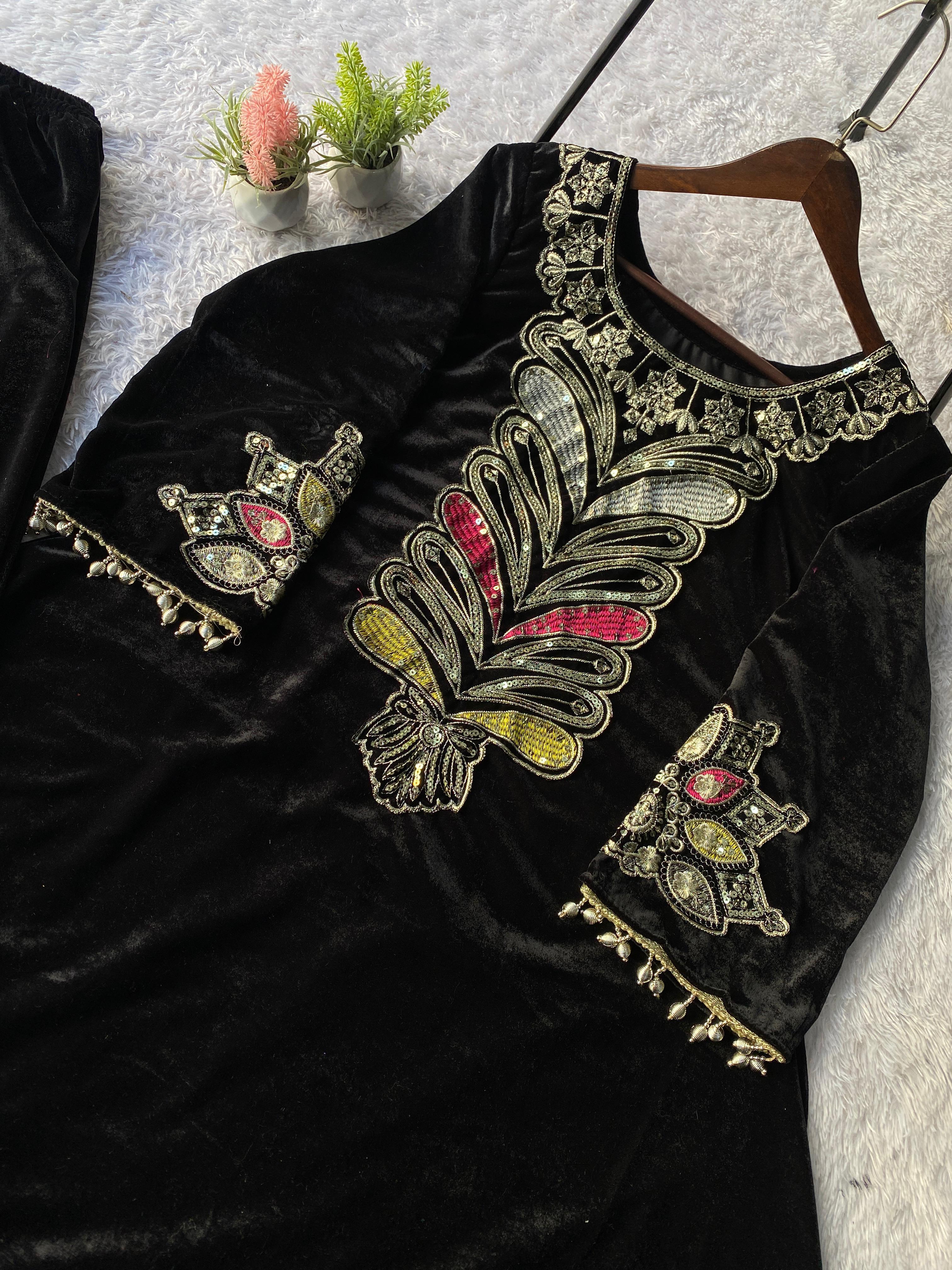 Exclusive Velvet Co-ord Set