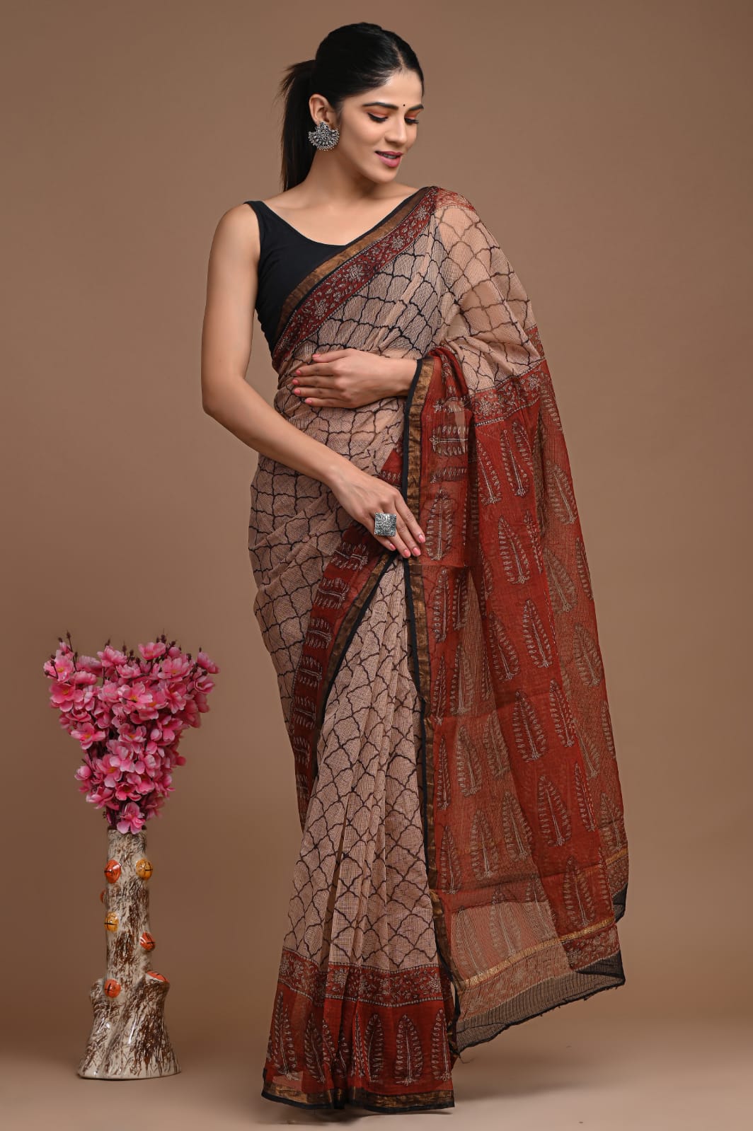 Beautiful Maheshwari Silk Sarees