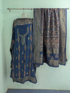 Dola Silk Ajrakh Hand Block 2 pc Suits