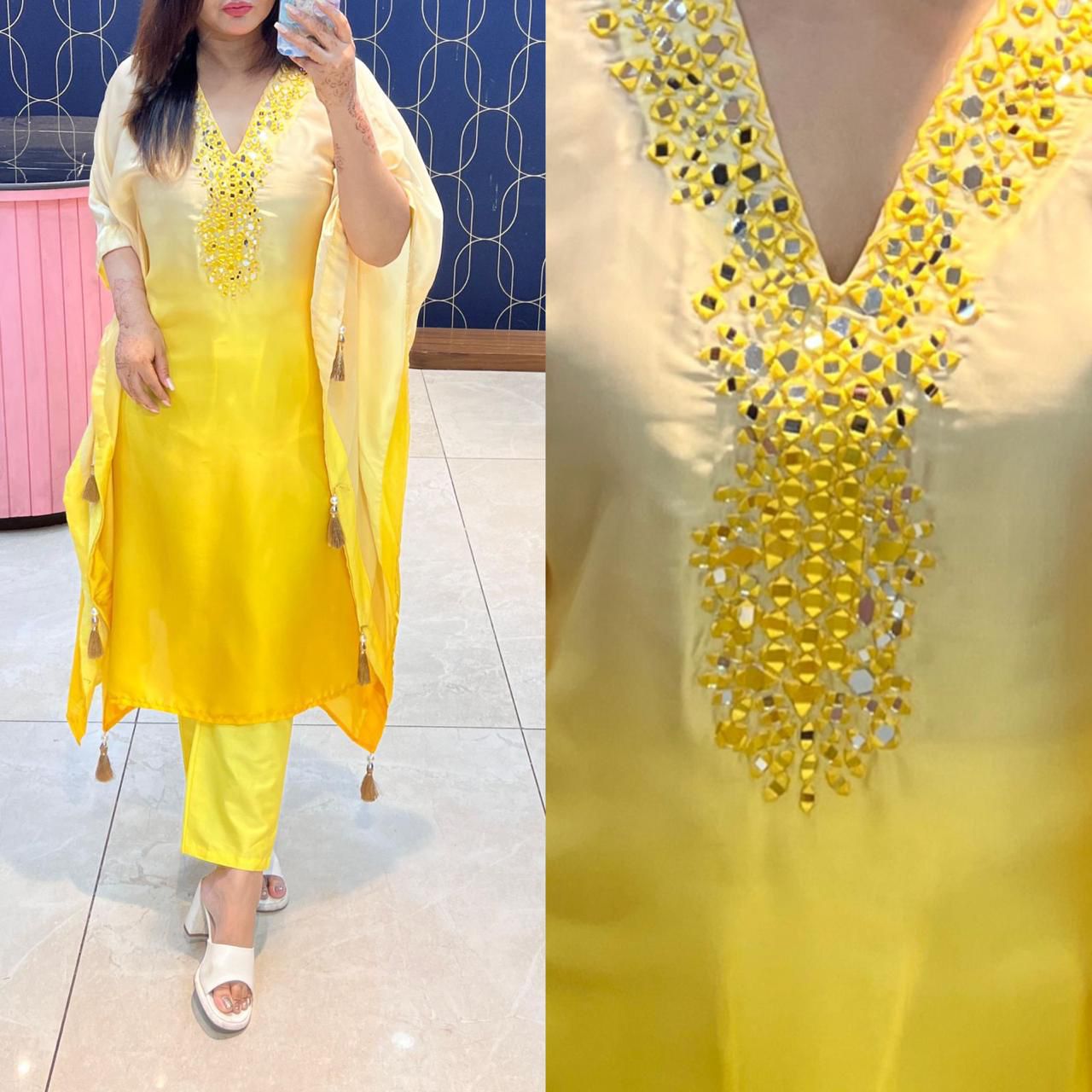 Partywear Kaftan Co-ord Set