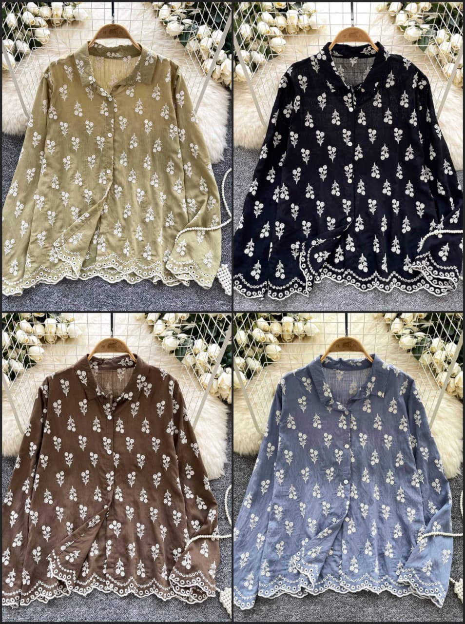 Tracy Embroidery Shirt