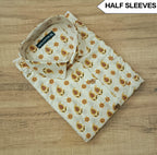 Men's Half Sleeves Cotton Shirt