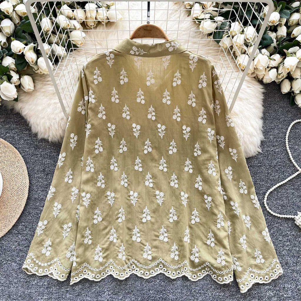 Tracy Embroidery Shirt