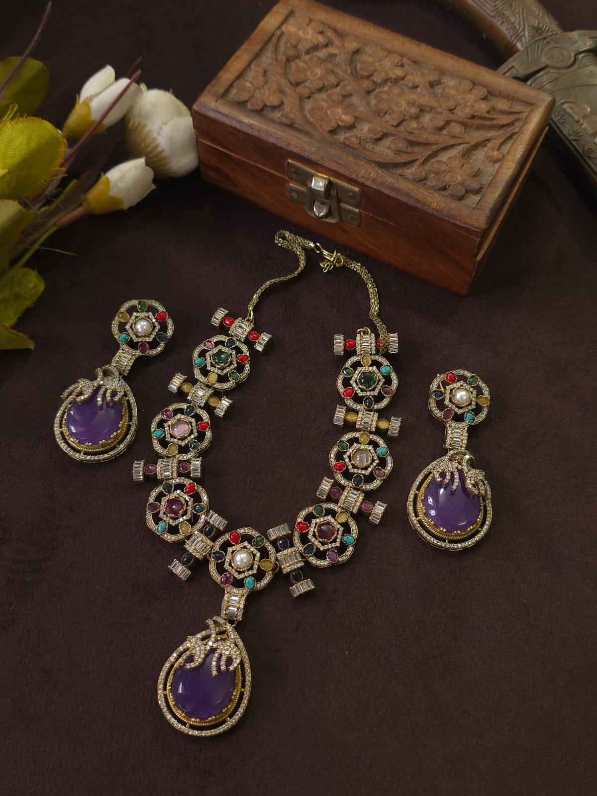 Beautiful Neckline Jewelry Sets No. 17