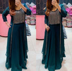 Georgette Dress with handwork