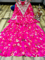 Premium Digital Print Chinnon Co-ord Set