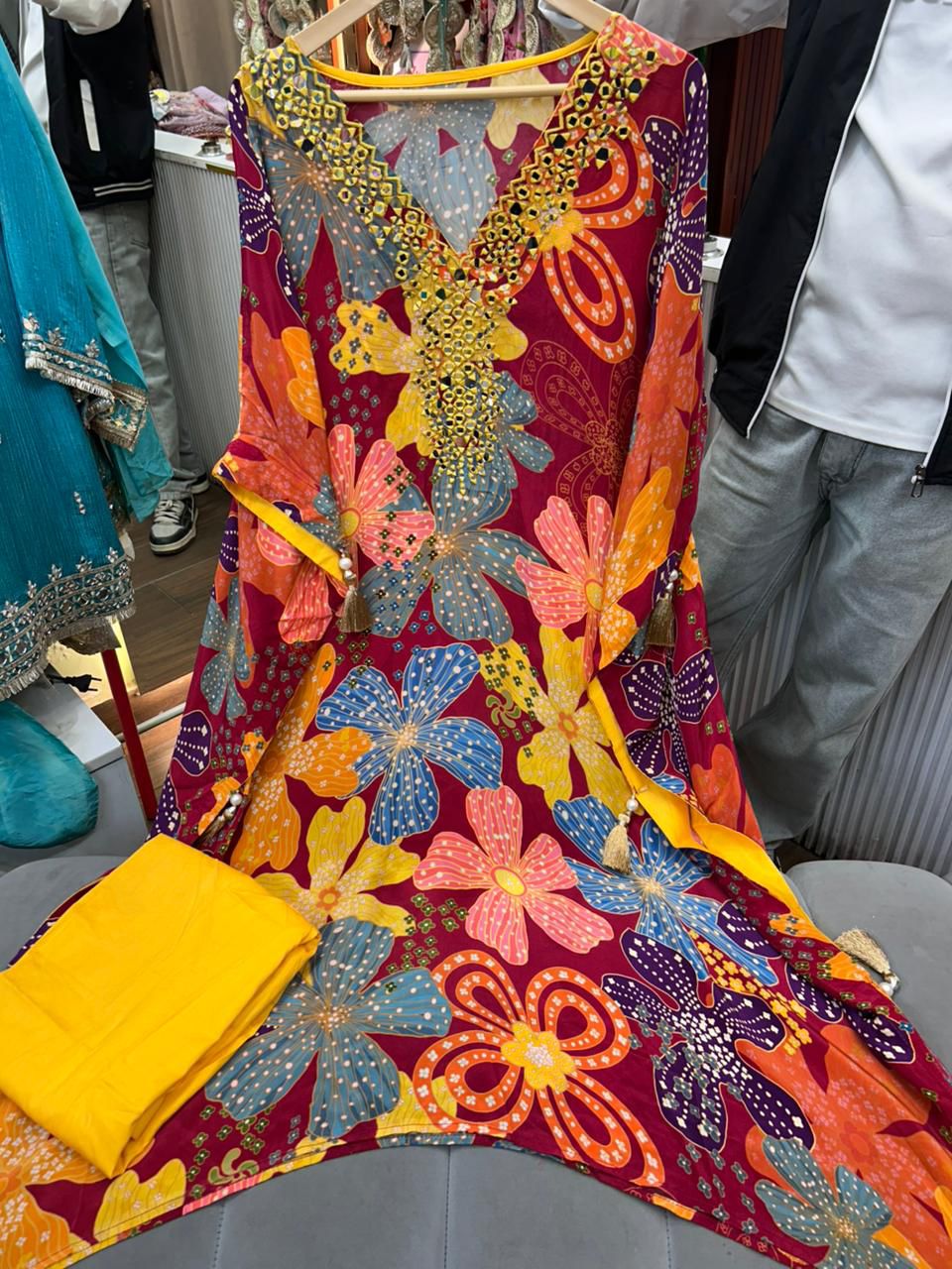 Partywear Kaftan Co-ord Set