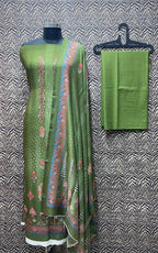 Mercirised Silk Maheshwari Printed Suit