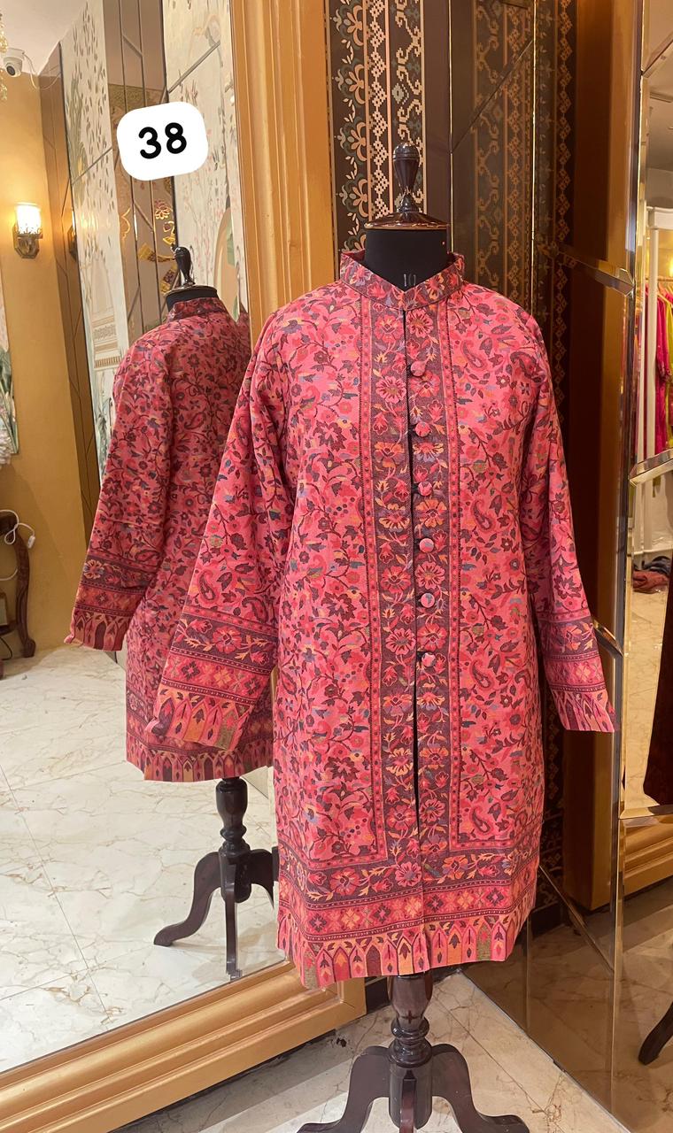 Designer Kashmiri Stitched Jackets/Coats