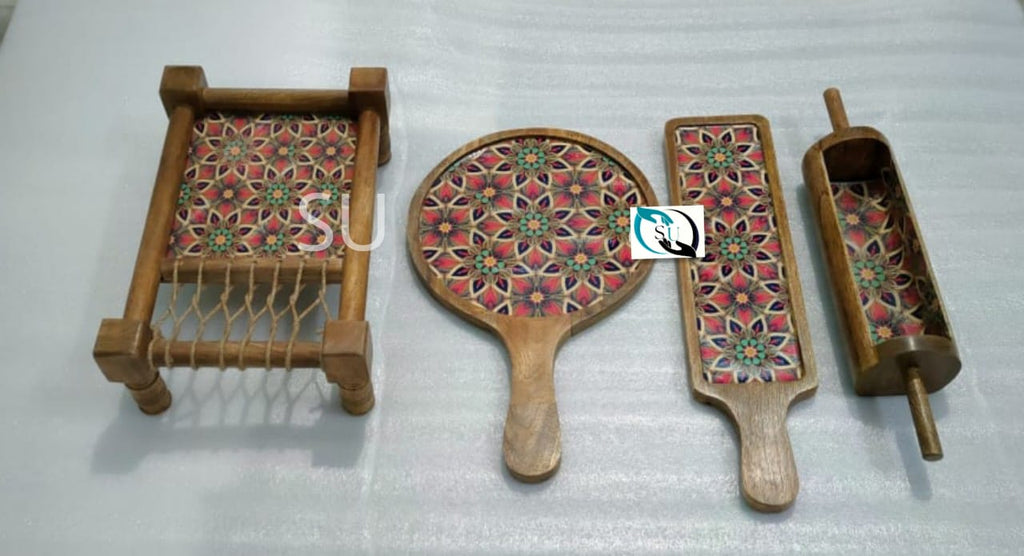 Set of Wooden Platters