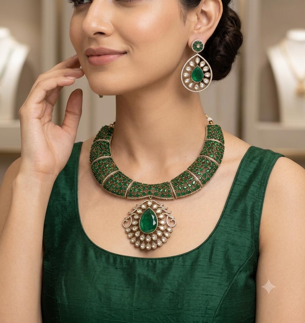 Beautiful Neckline Jewelry Sets No. 21