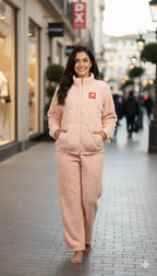 Zipper Puppy Warm Night Suits