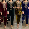 Party wear Viscose Velvet Top and Bottom