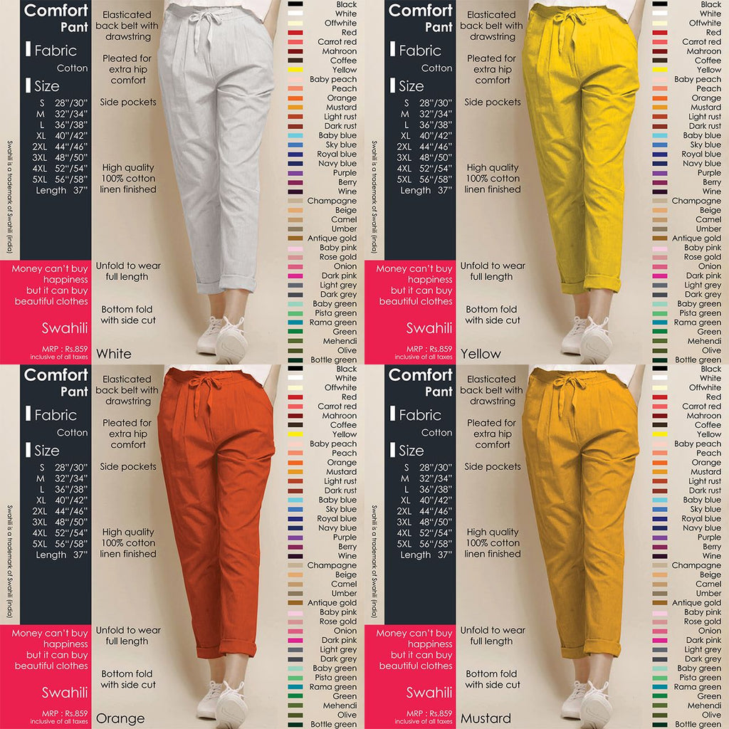 Comfort Cotton Pants