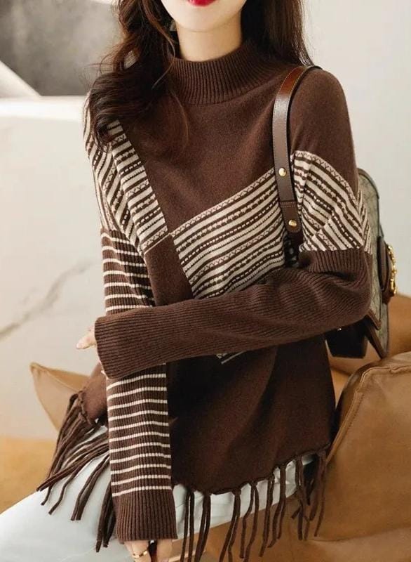 Merlin Luxury Tassel Sweater