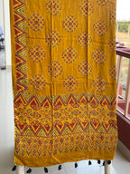 Ajrakh Handblock Modal Silk Dupattas
