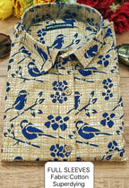 Men's Full Sleeves Cotton Shirt