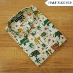 Men's Half Sleeves Cotton Shirt