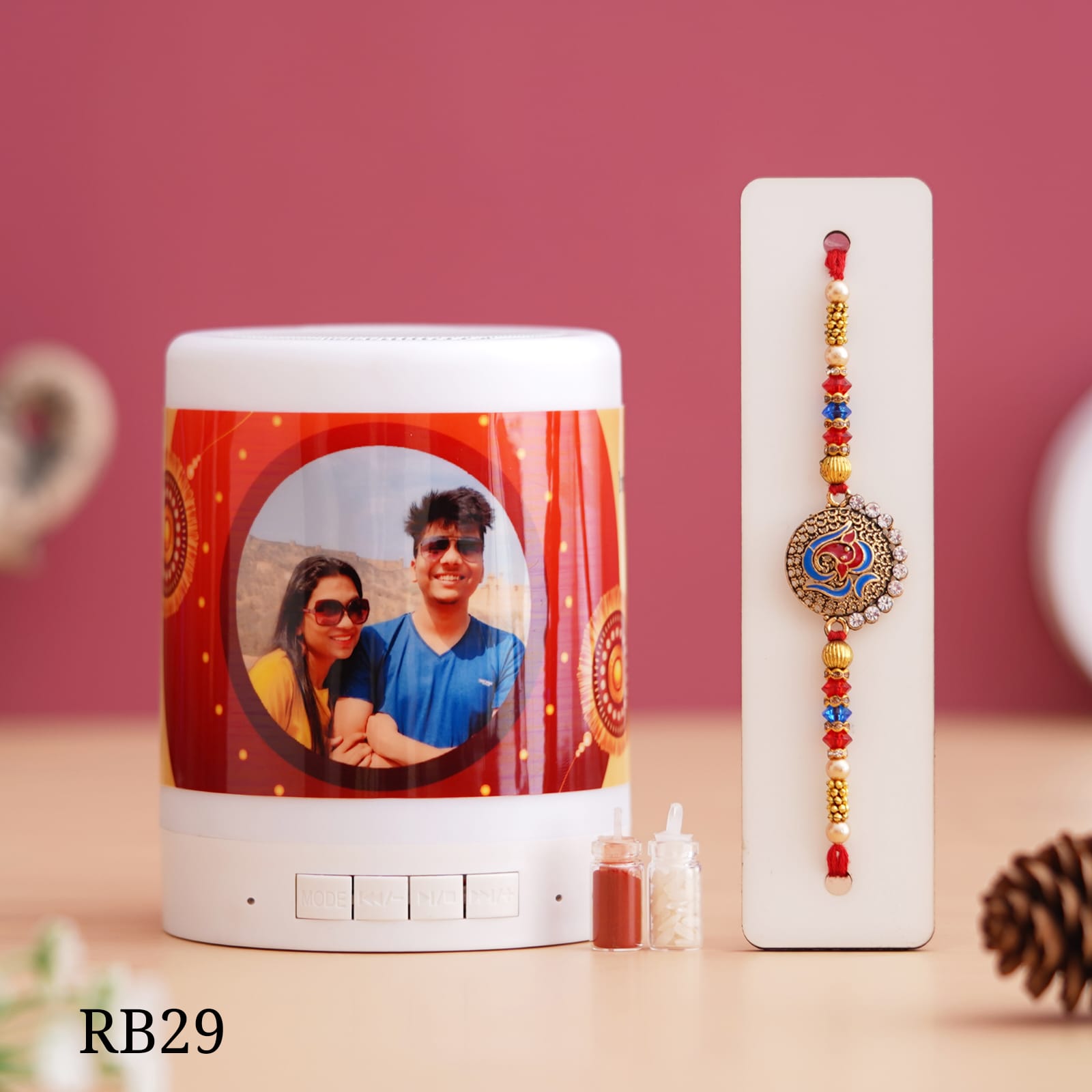 Personalised Rakhi Gift - Bluetooth Speaker