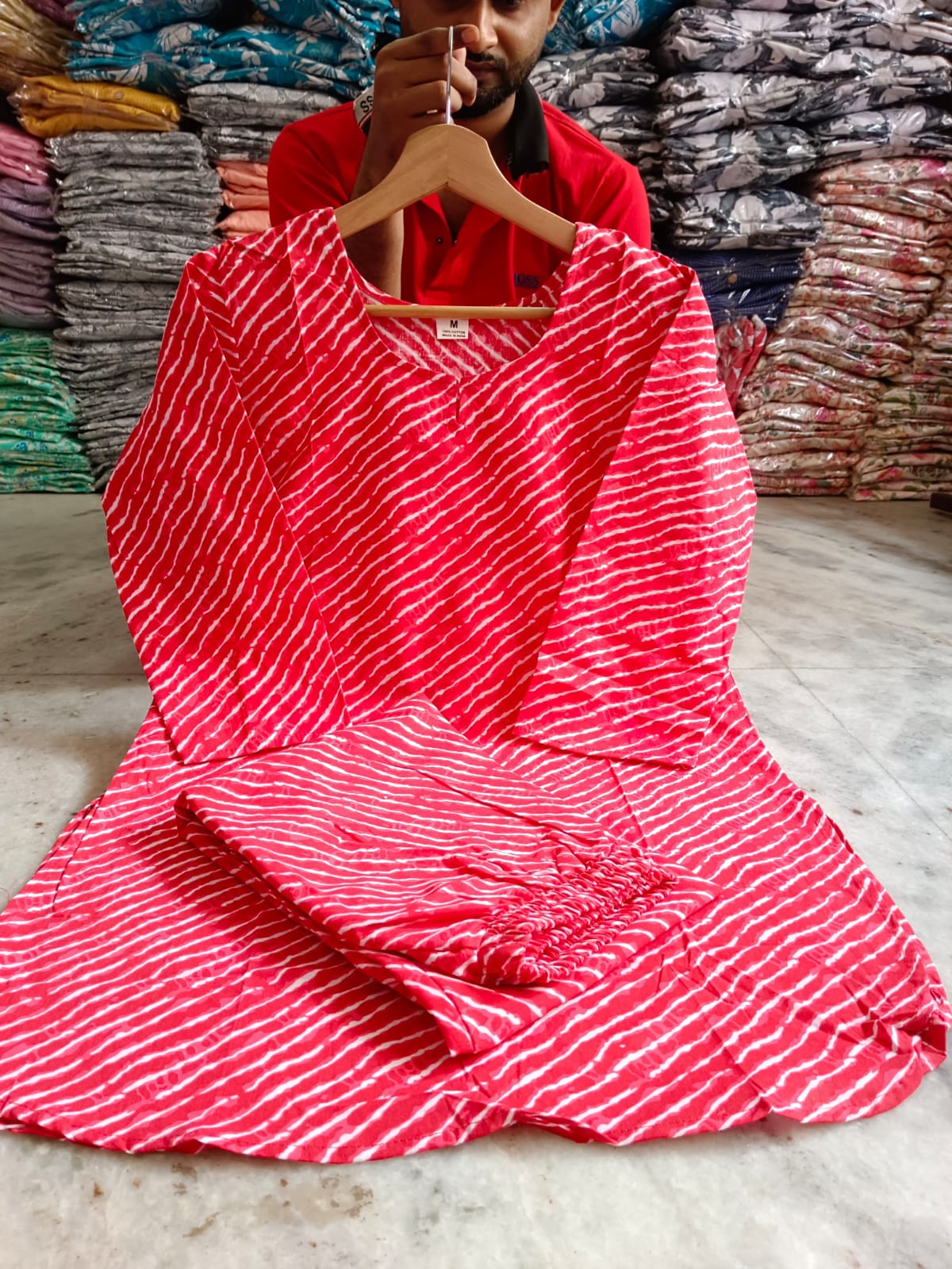 Lehriya Cotton Co-ord Set