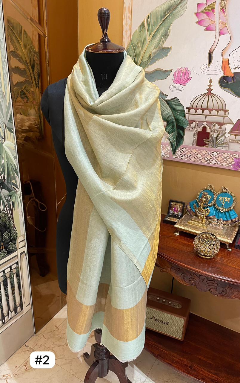 Zari Reversible Pashmina Stoles