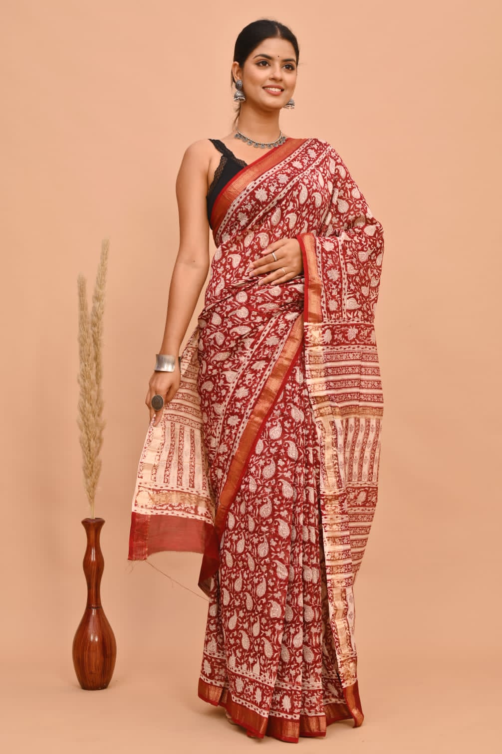 Beautiful Maheshwari Silk Sarees