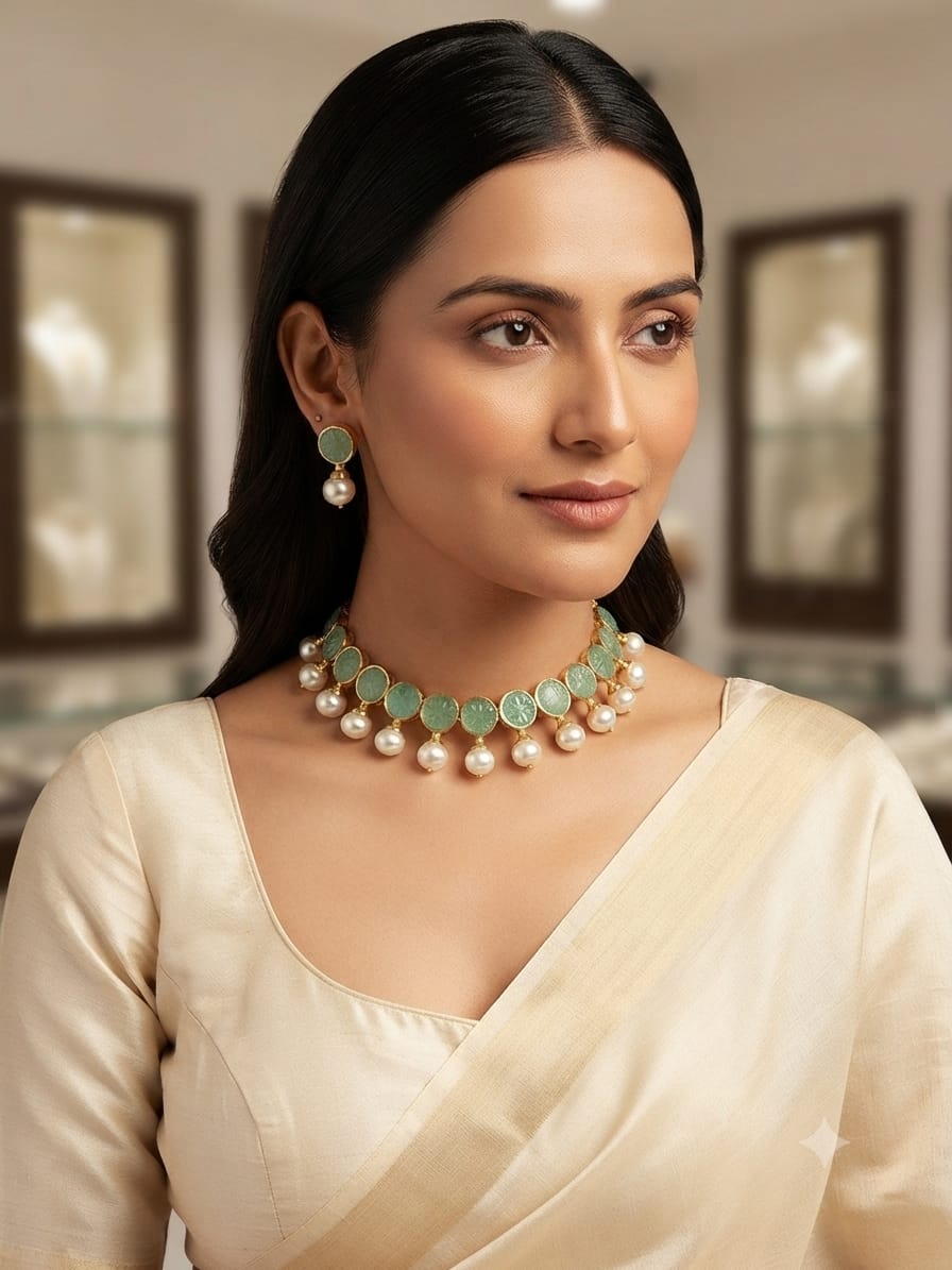 Beautiful Neckline Jewelry Sets No. 19