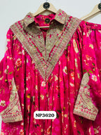 Premium Digital Print Chinnon Co-ord Set