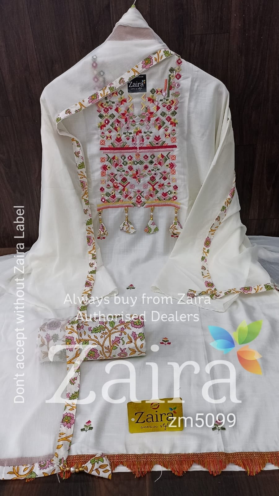 Rayon Suit with handwork embroidery