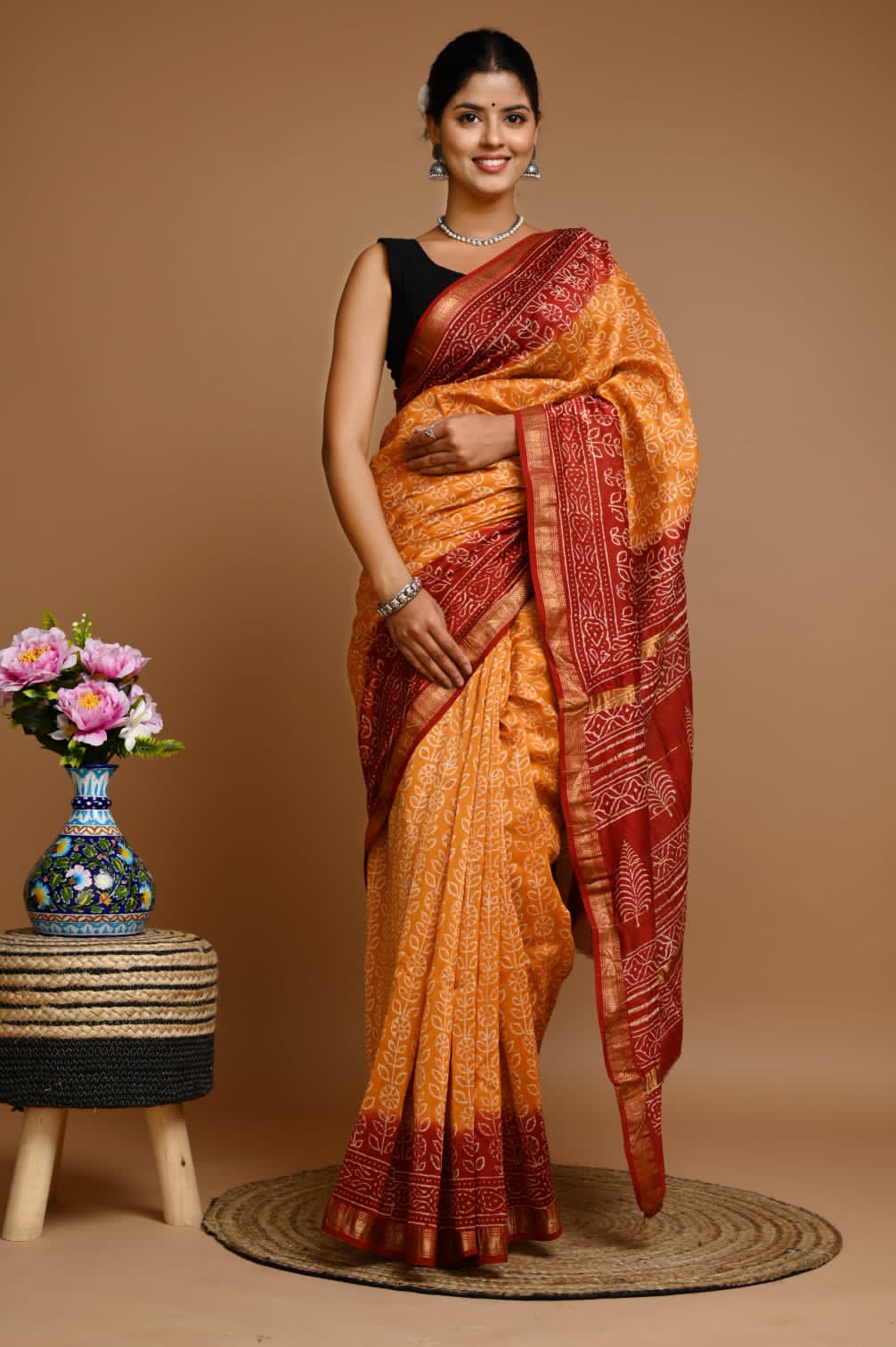 Beautiful Maheshwari Silk Sarees