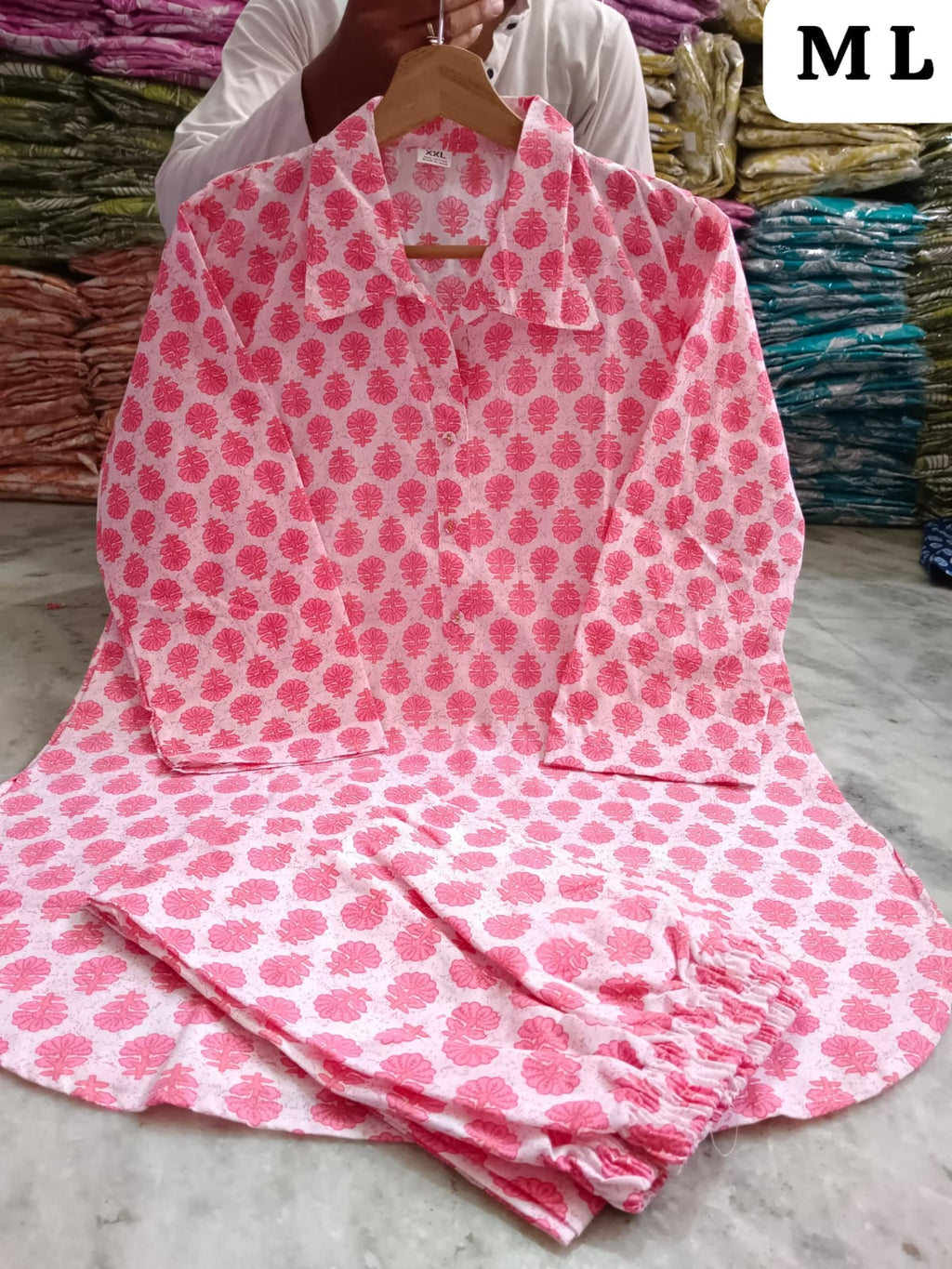 Bright Cotton Co-ord Set