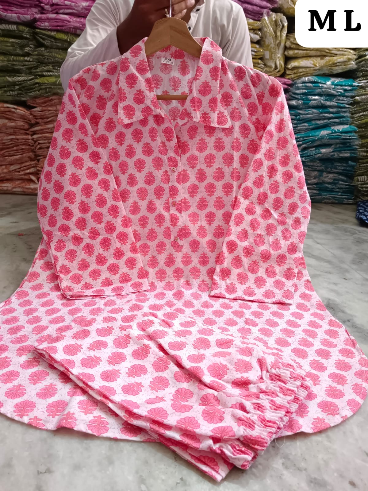 Bright Cotton Co-ord Set