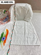 Independence Day Special Kurti with Dupatta