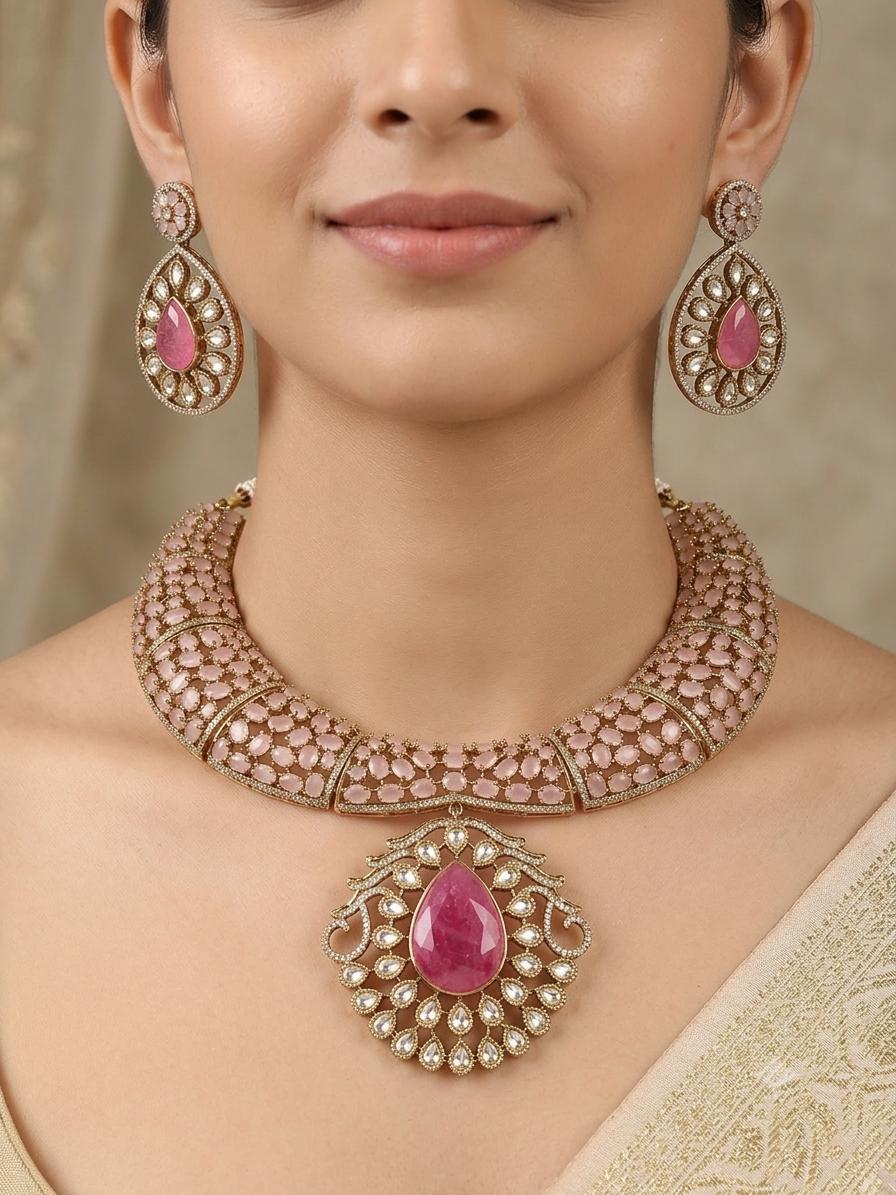 Beautiful Neckline Jewelry Sets No. 21