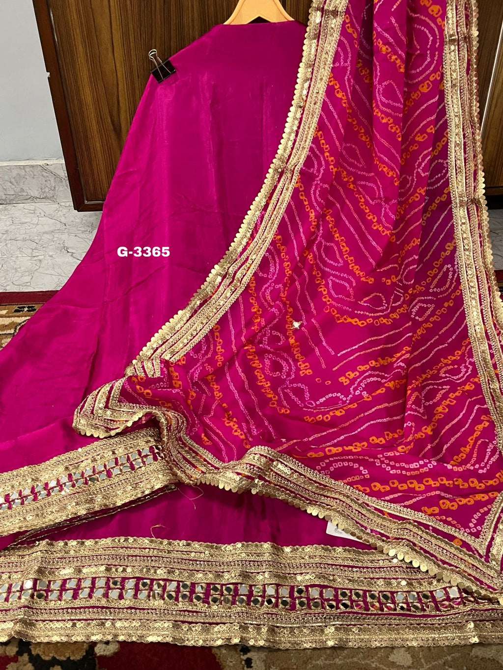 Beautiful Upada Silk Unstitched with sequins and zari embroidery