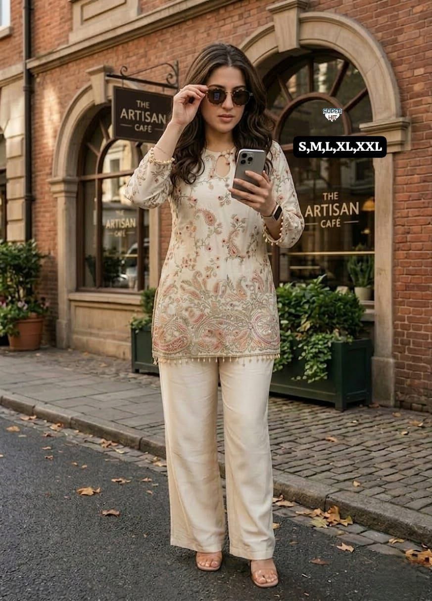 Premium Co-ord Set Crepe Silk