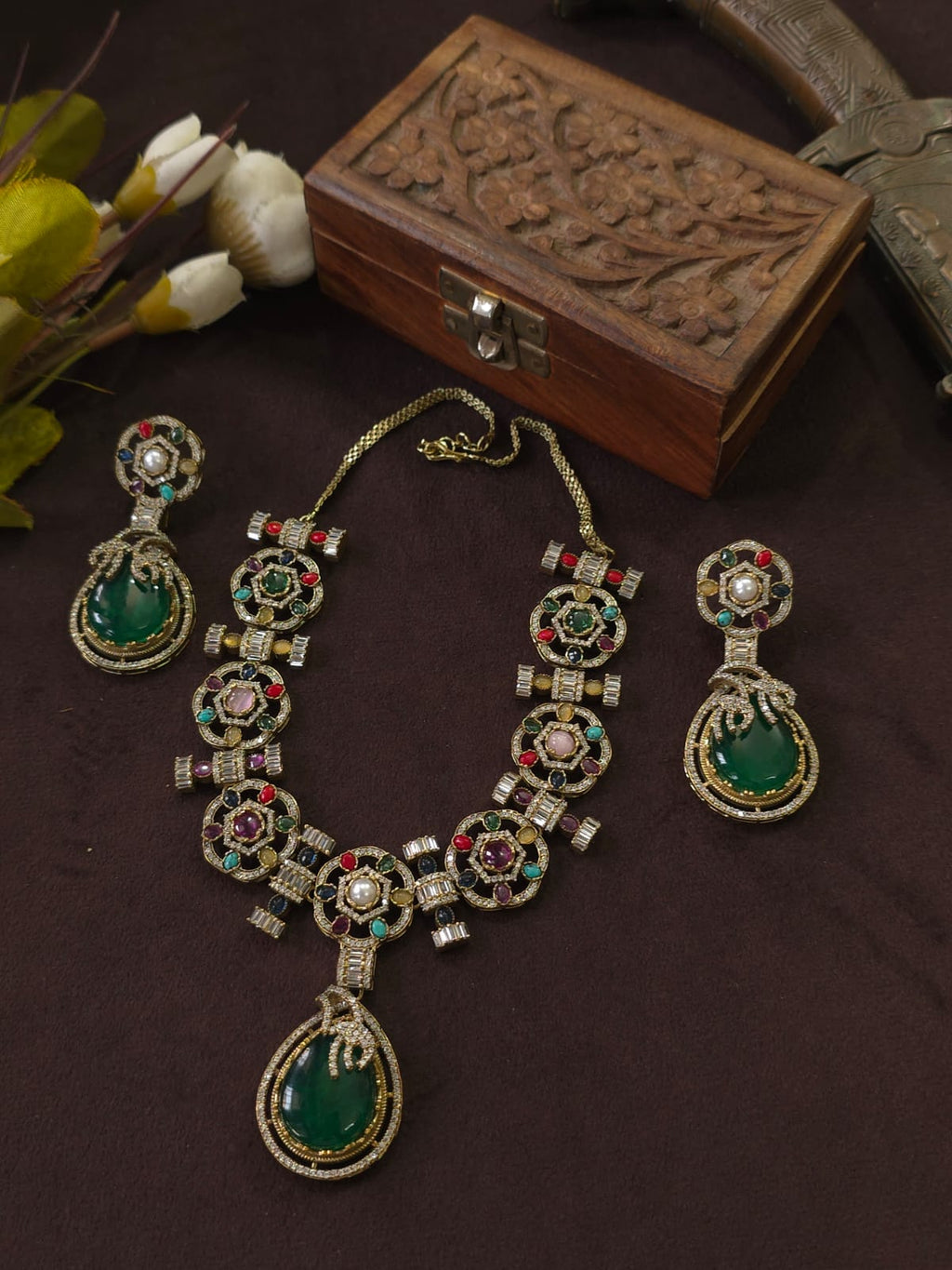 Beautiful Neckline Jewelry Sets No. 17