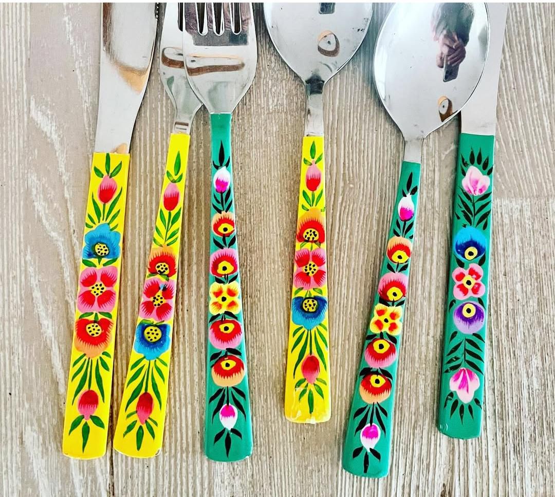 Designer Finish Spoons n Fork Set