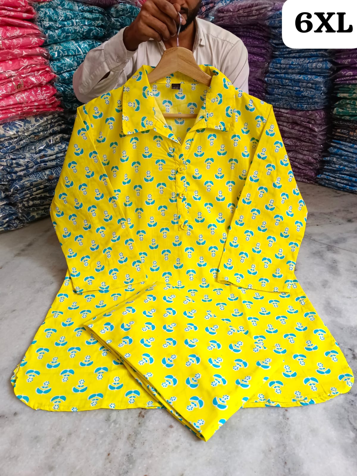 Bright Cotton Co-ord Set