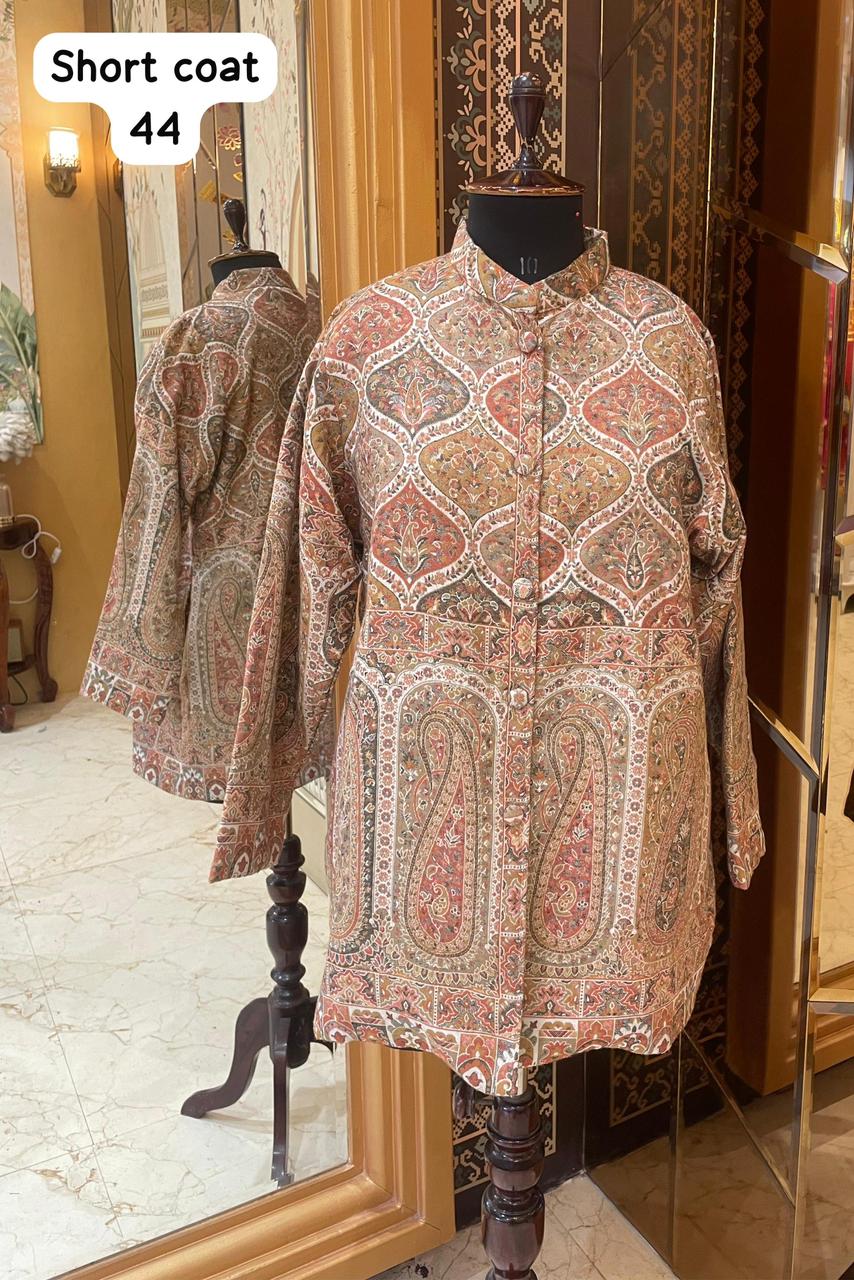 Designer Kashmiri Stitched Jackets/Coats