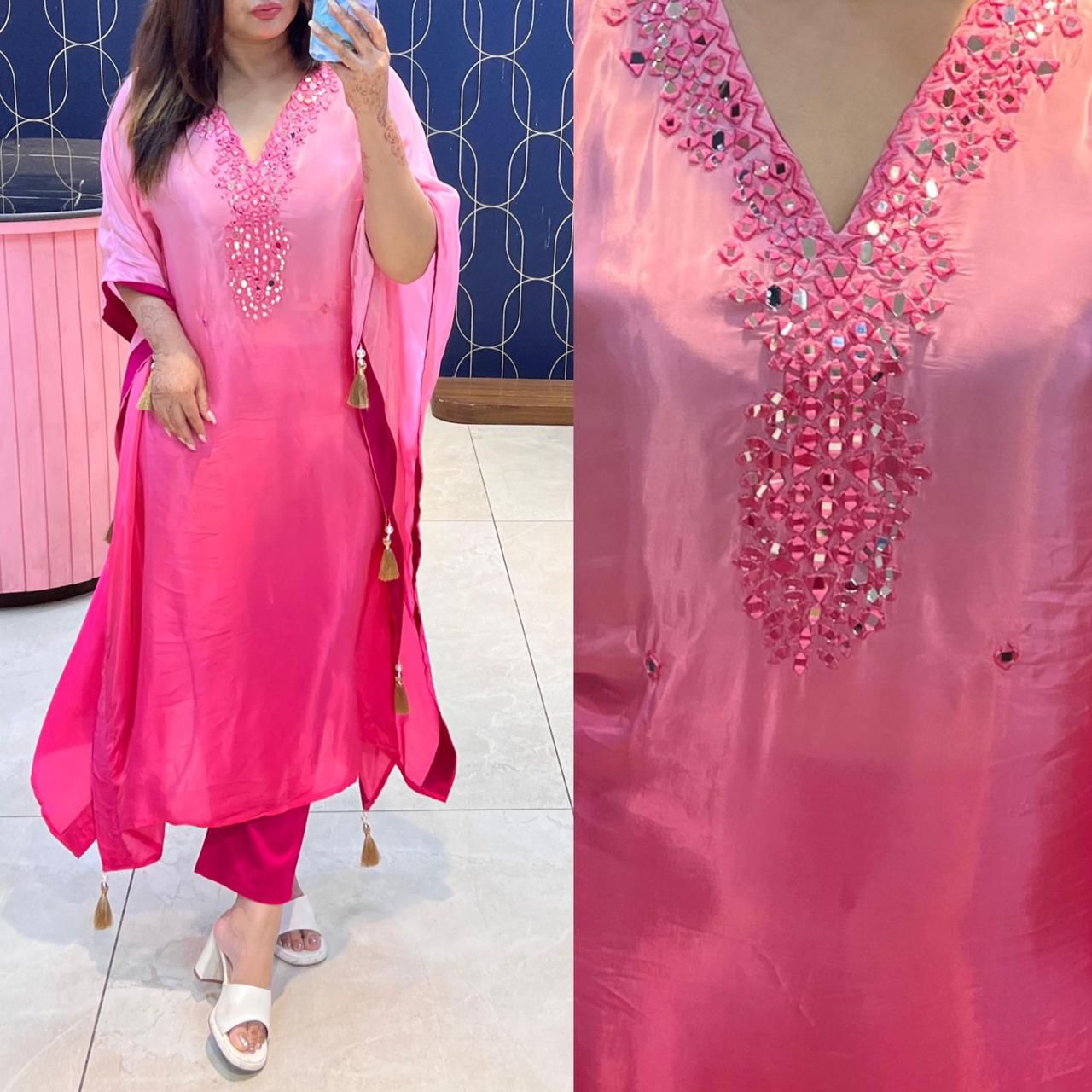 Partywear Kaftan Co-ord Set