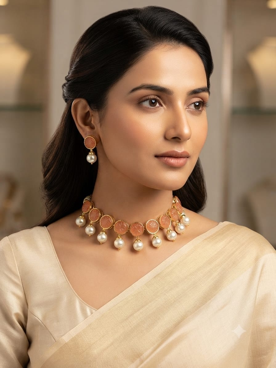 Beautiful Neckline Jewelry Sets No. 19