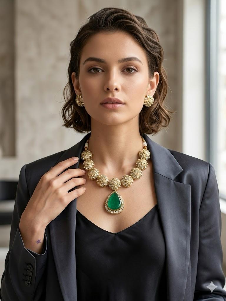 Beautiful Neckline Jewelry Sets No. 22