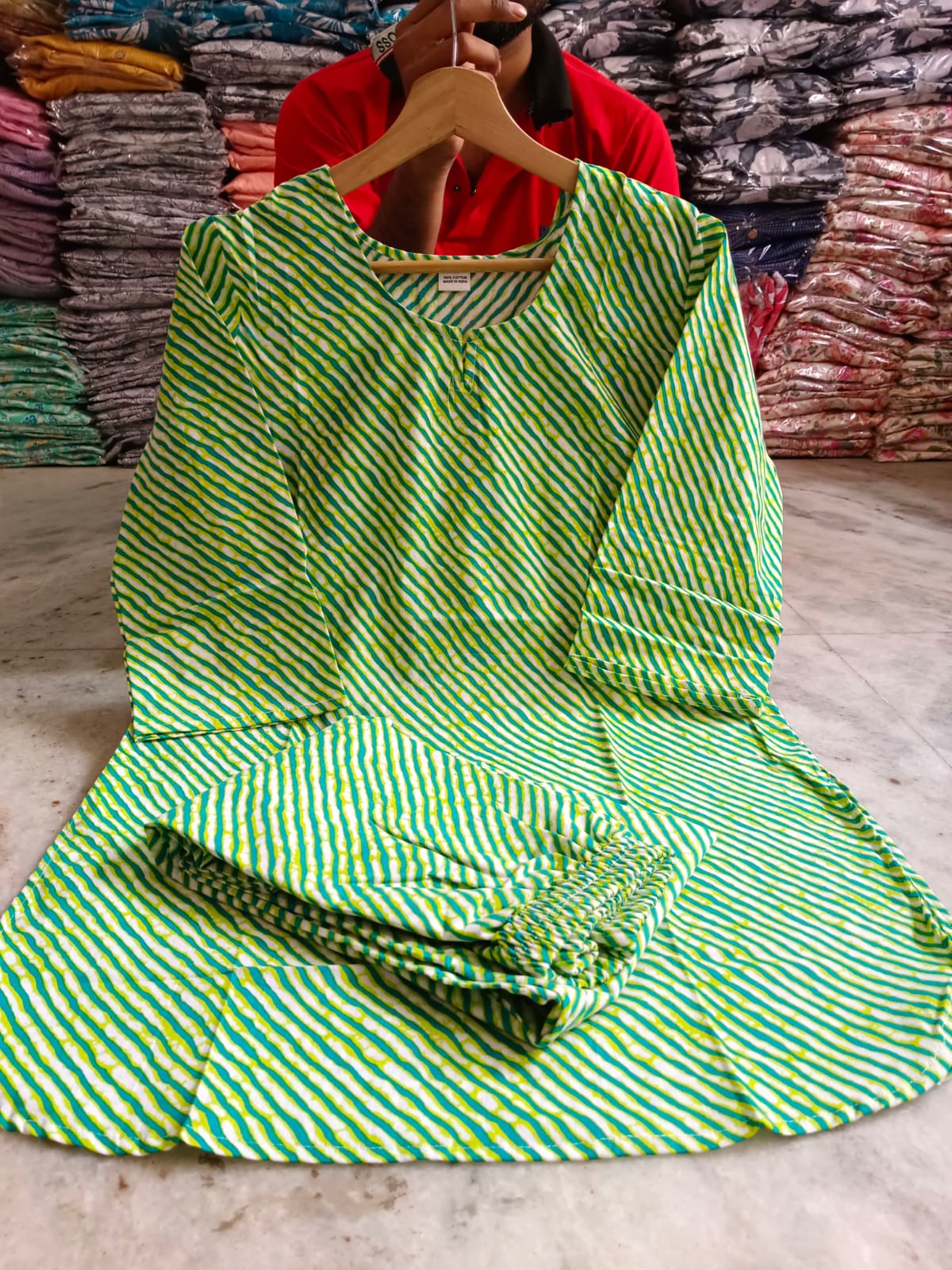 Lehriya Cotton Co-ord Set