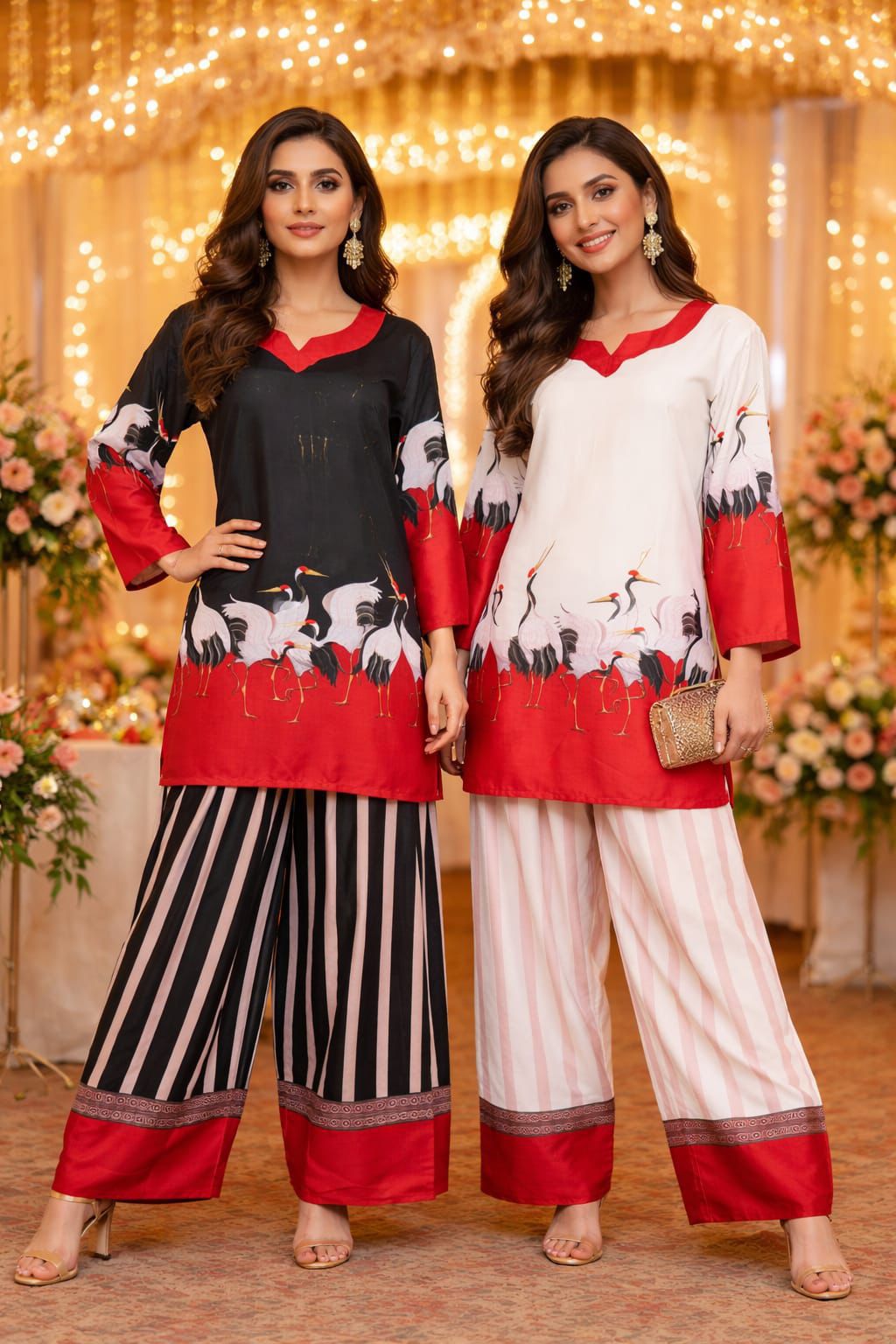 Digital Print Flamengo Co-ord Sets