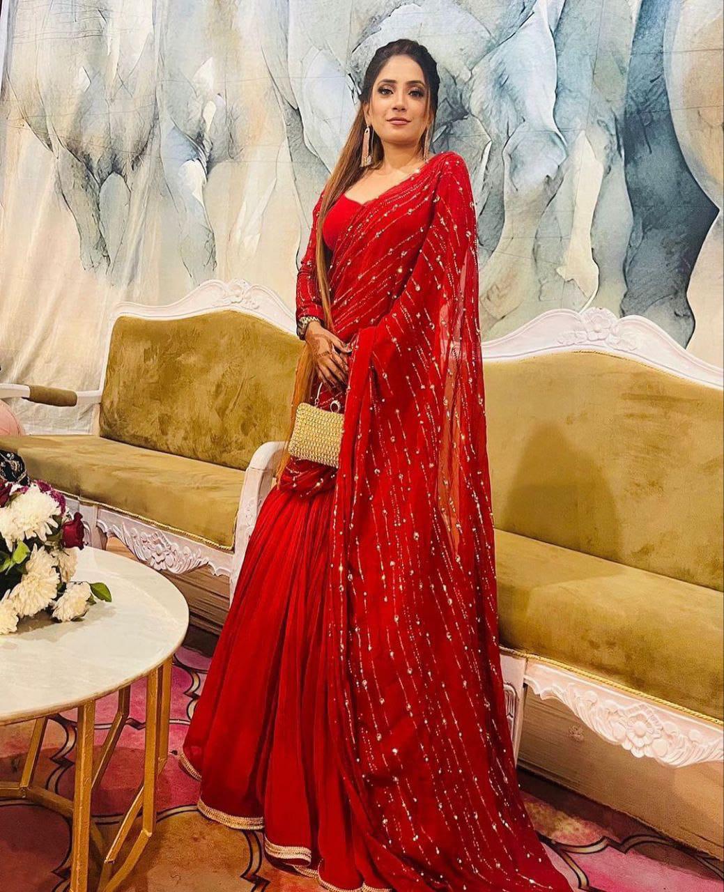 Georgette Lehenga Sarees