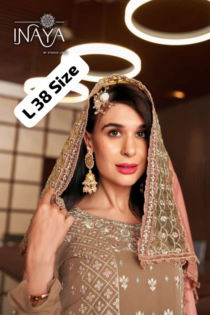 Georgette Kurta Sharara Set Embroidery Collection