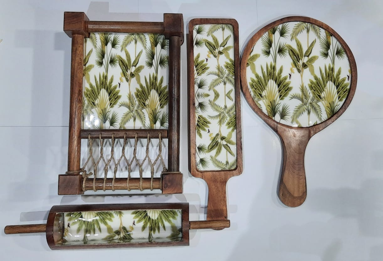 Set of Wooden Platters