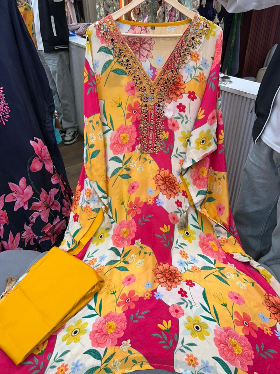 Partywear Kaftan Co-ord Set