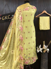 Load image into Gallery viewer, Uppada Silk Kurta with cotton silk bottom